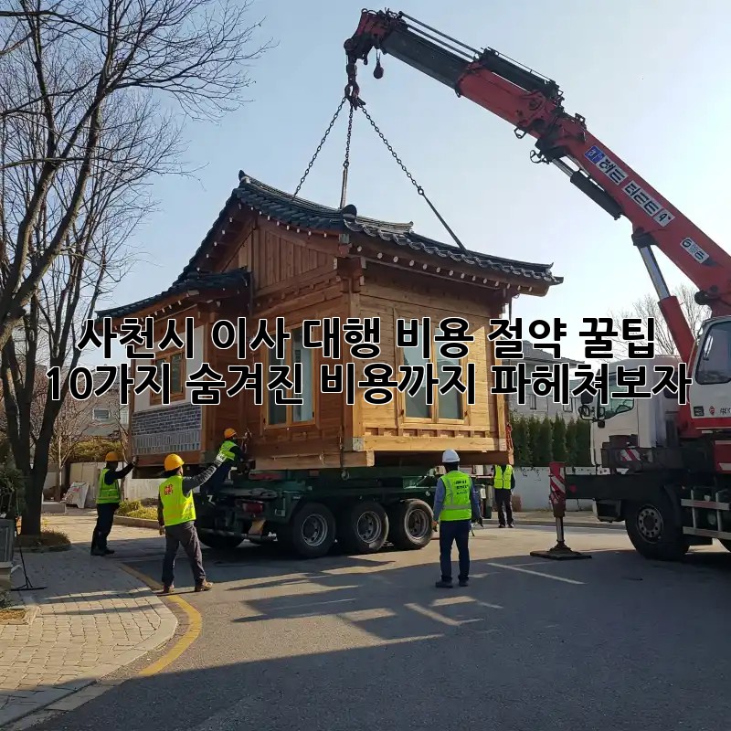 사천시 이사 대행: 비용 절약 꿀팁 10가지! 숨겨진 비용까지 파헤쳐보자!