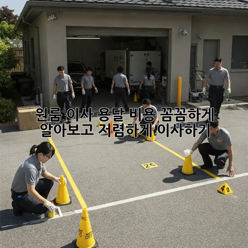 원룸 이사, 용달 비용 꼼꼼하게 알아보고 저렴하게 이사하기!