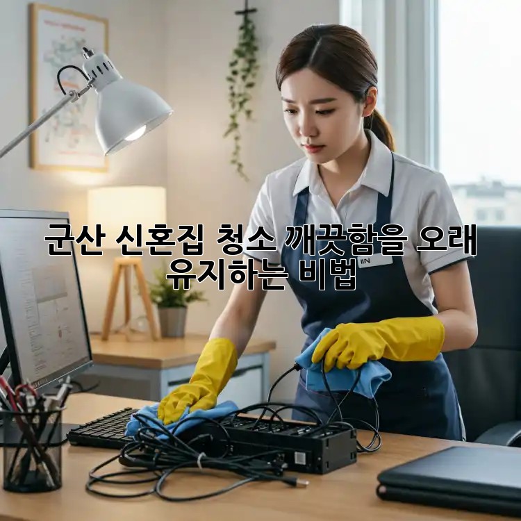 군산 신혼집 청소, 깨끗함을 오래 유지하는 비법!