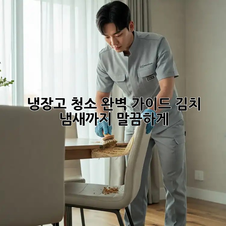 냉장고 청소 완벽 가이드: 김치 냄새까지 말끔하게!