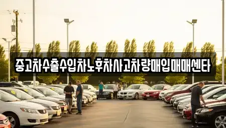 중고차수출수입차노후차사고차량매입매매센타