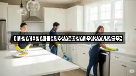 이사청소거주청소아파트입주청소준공청소사무실청소스팀살균무료