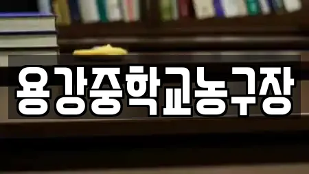 용강중학교농구장