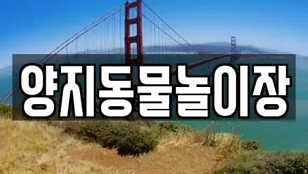 양지동물놀이장