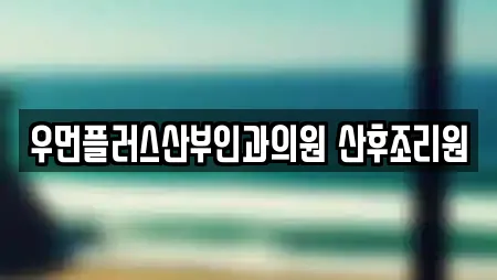 우먼플러스산부인과의원 산후조리원