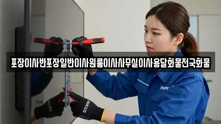 포장이사반포장일반이사원룸이사사무실이사용달화물전국화물