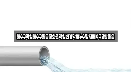하수구막힘하수구뚫음정화조막힘변기막힘누수탐지배수구고압뚫음