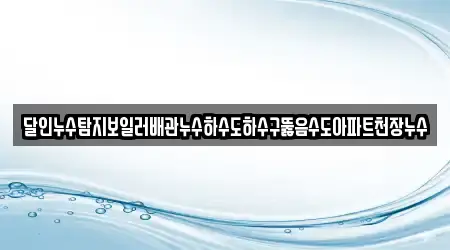 5개 하수구 뚫음 리스트 및 위치 경기 용인시 기흥구 공세동