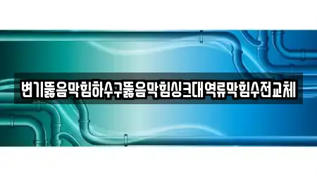 변기뚫음막힘하수구뚫음막힘싱크대역류막힘수전교체