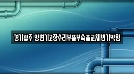 경기광주 양변기고장수리부품부속품교체변기막힘