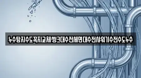 누수탐지수도꼭지교체씽크대수전세면대수전샤워기수전수도누수