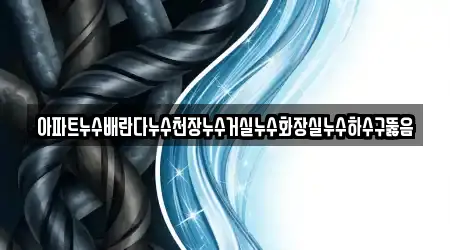아파트누수배란다누수천장누수거실누수화장실누수하수구뚫음