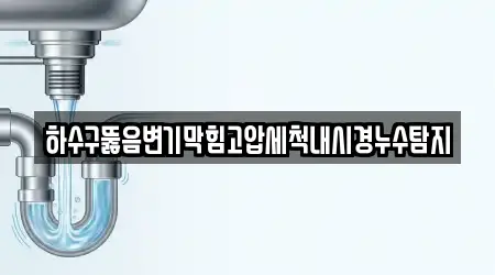 하수구뚫음변기막힘고압세척내시경누수탐지