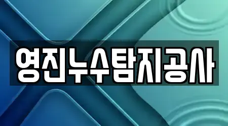 영진누수탐지공사