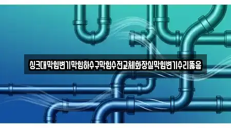 싱크대막힘변기막힘하수구막힘수전교체화장실막힘변기수리뚫음