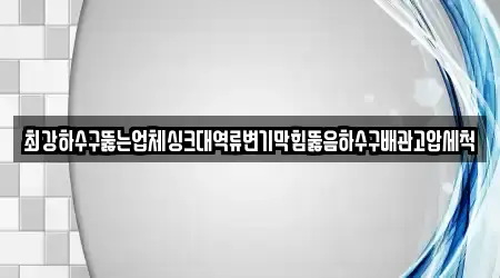 안산 상록구 장상동 지역 내 변기막힘,하수구막힘,싱크대막힘,누수,변기뚫음 19업체위치