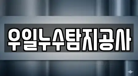 우일누수탐지공사