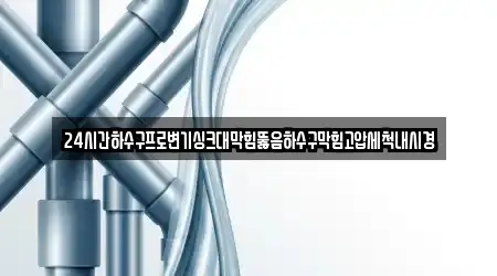 24시간하수구프로변기싱크대막힘뚫음하수구막힘고압세척내시경