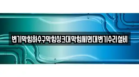 변기막힘하수구막힘싱크대막힘세면대변기수리설비