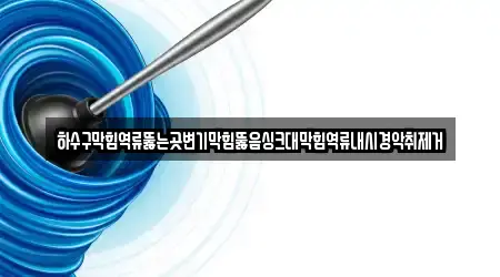 하수구막힘역류뚫는곳변기막힘뚫음싱크대막힘역류내시경악취제거