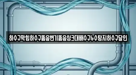 하수구막힘하수구뚫음변기뚫음싱크대배수구누수탐지하수구달인