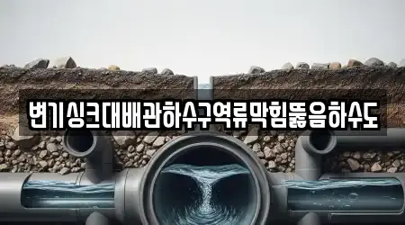변기싱크대배관하수구역류막힘뚫음하수도
