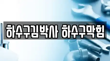 하수구김박사 하수구막힘