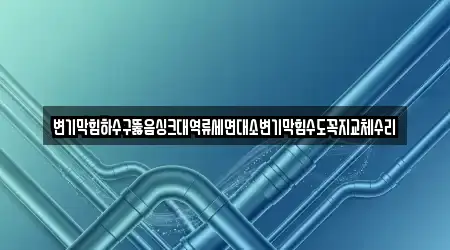 변기막힘하수구뚫음싱크대역류세면대소변기막힘수도꼭지교체수리