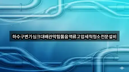 덕진구 우아동1가 배관 청소 길찾기 지원 2곳