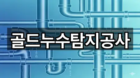 골드누수탐지공사