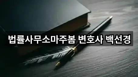 법률사무소마주봄 변호사 백선경