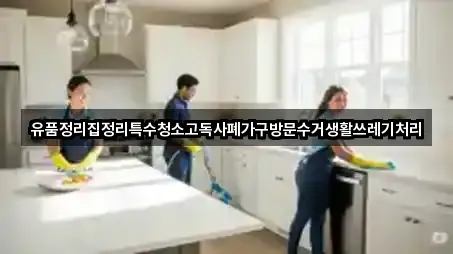 유품정리집정리특수청소고독사폐가구방문수거생활쓰레기처리