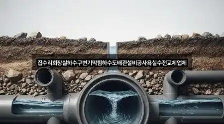 집수리화장실하수구변기막힘하수도배관설비공사욕실수전교체업체