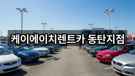 경기도 화성 반월동렌트카 5곳 위치 지도