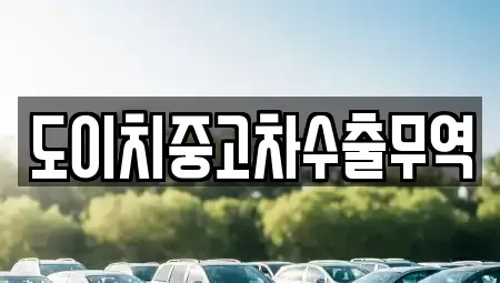 강원특별자치도 강릉시 운정동 중고차매매 전문 도이치중고차수출무역