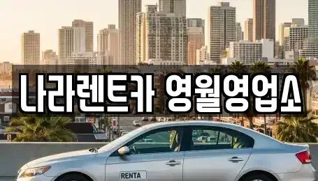 강원특별자치도 영월군 남면 렌트카 전문 나라렌트카 영월영업소