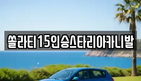 강원특별자치도 원주시 평원동 렌트카 전문 쏠라티15인승스타리아카니발