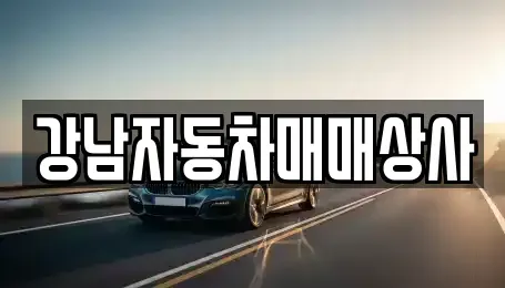 강원특별자치도 홍천군 중고차매매 전문 강남자동차매매상사