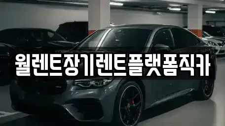 경기 남양주시 삼패동 장기렌트카 전문 월렌트장기렌트플랫폼직카