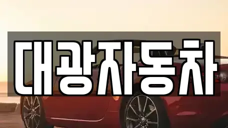 경기 수원시 영통구 이의동 중고차 전문 대광자동차