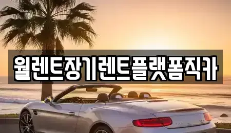 경기 안산시 상록구 사사동 장기렌트카 전문 월렌트장기렌트플랫폼직카