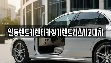 경기 안산시 상록구 사사동 장기렌트카 전문 일등렌트카렌터카장기렌트리스사고대차