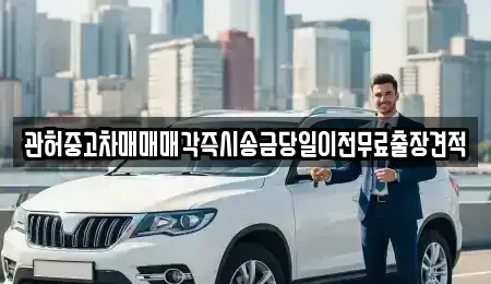 경기 양주시 회암동 중고차 전문 관허중고차매매매각즉시송금당일이전무료출장견적