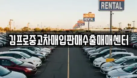 경기 오산시 수청동 중고차매입 전문 김프로중고차매입판매수출매매센터
