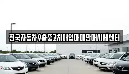 경기 오산시 수청동 중고차매입 전문 전국자동차수출중고차매입매매판매시세센터