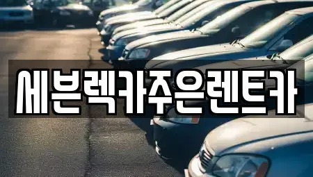 경기 용인시 수지구 성복동 렌트카 전문 세븐렉카주은렌트카