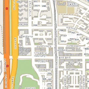 경기도 성남시 분당구 금곡동 장기렌트카 모네카 위치