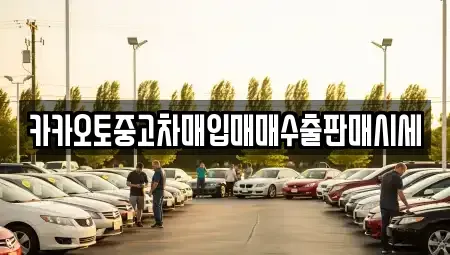 경기도 수원시 영통구 원천동 중고차매입 전문 카카오토중고차매입매매수출판매시세