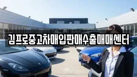 경북 포항시 남구 괴동동 중고차매입 전문 김프로중고차매입판매수출매매센터