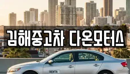 경상남도 김해시 진영읍 중고차 전문 김해중고차 다온모터스